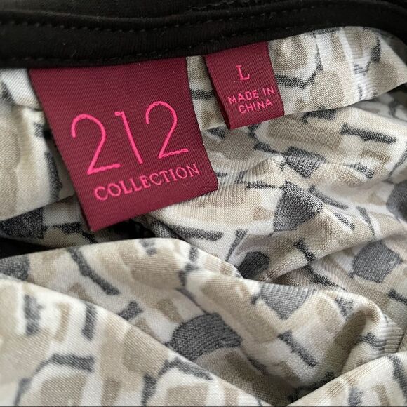 212 Collection Women’s Printed Sleeveless Dress Size Large - Picture 4 of 6